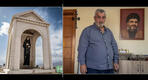 Izq.: un santuario dedicado a Santa Rafqa en Ras Baalbek | Der.: el entrevistado Rifaat Nasrallah (Fotos: Simon Townsley)  